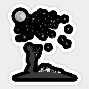 Shooting stars Sticker